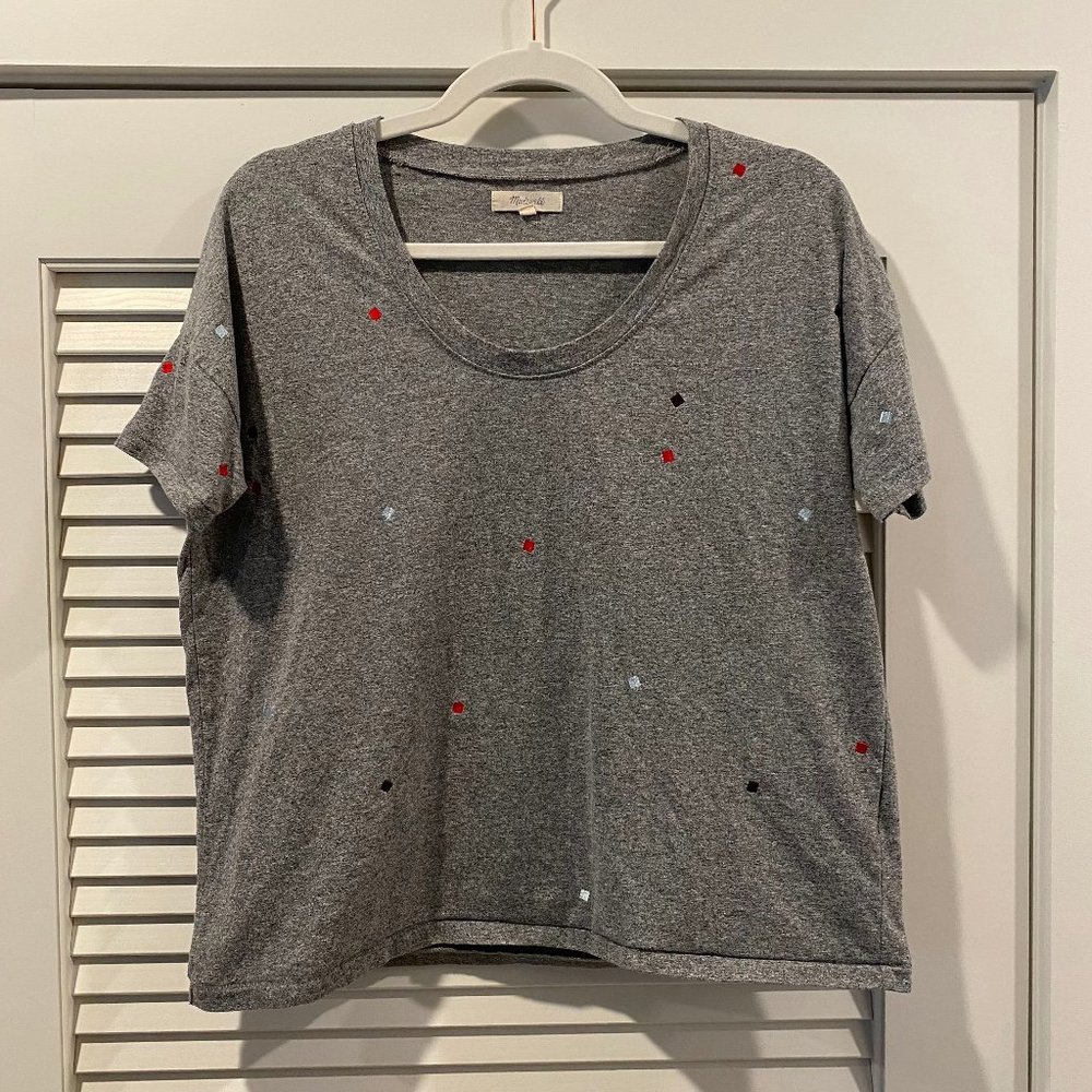 Madewell Grey Tee Shirt Extra Small - Picture 1 of 4